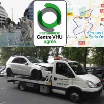 Epaviste Antony (92160)- Enlèvement épave gratuit epaviste Antony (92160) - enlevement epave gratuit