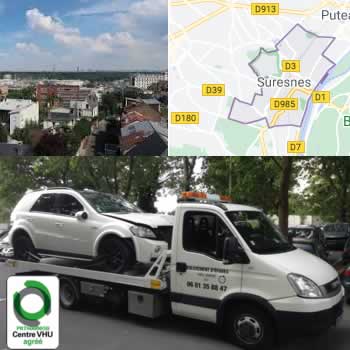 epaviste Suresnes (92150) - enlevement epave gratuit