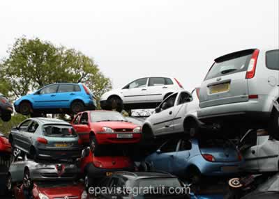 destruction voiture:centre casse automobile